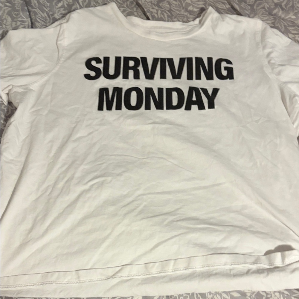 Women's White Graphic tee